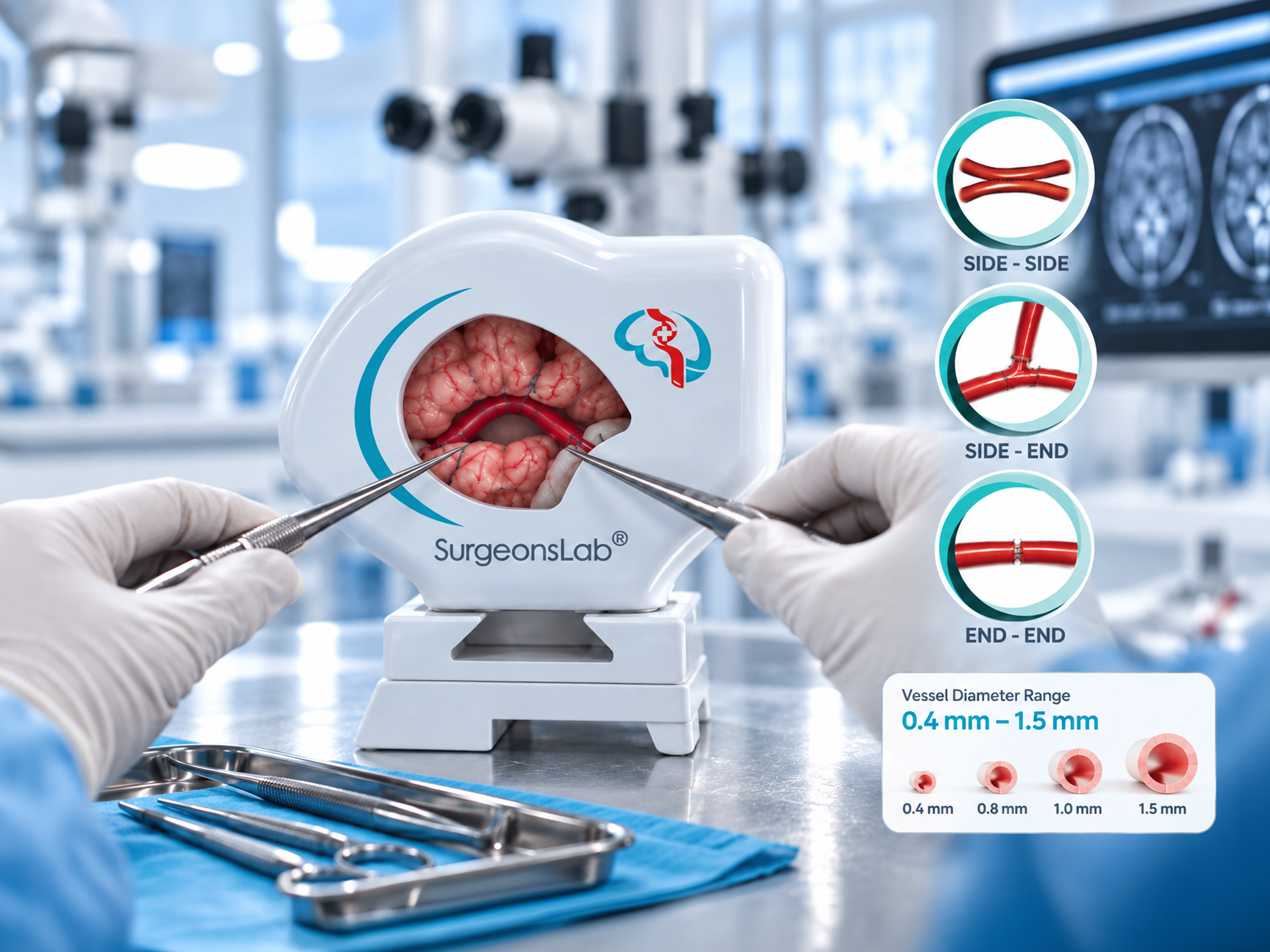 Micro-Anastomosis Training Model (NeuraPass™)